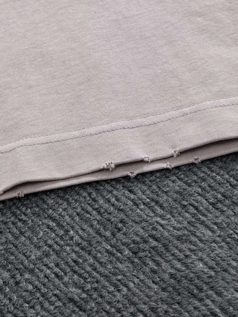 P100✨🔥 [balenciaga] 2026FW short-sleeved T-shirt Premium 26s double yarn 300g fabric, washed with Ma Liang distressed process Color: washed black, washed white, washed Khaki Size: S M L XL 2XL